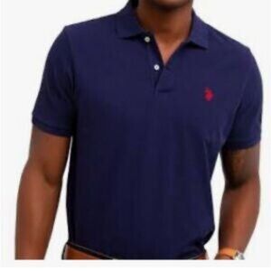 U.S. Polo Assn. Men's Navy Blue Polo Shirt - Large